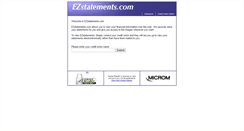 Desktop Screenshot of ezstatements.com